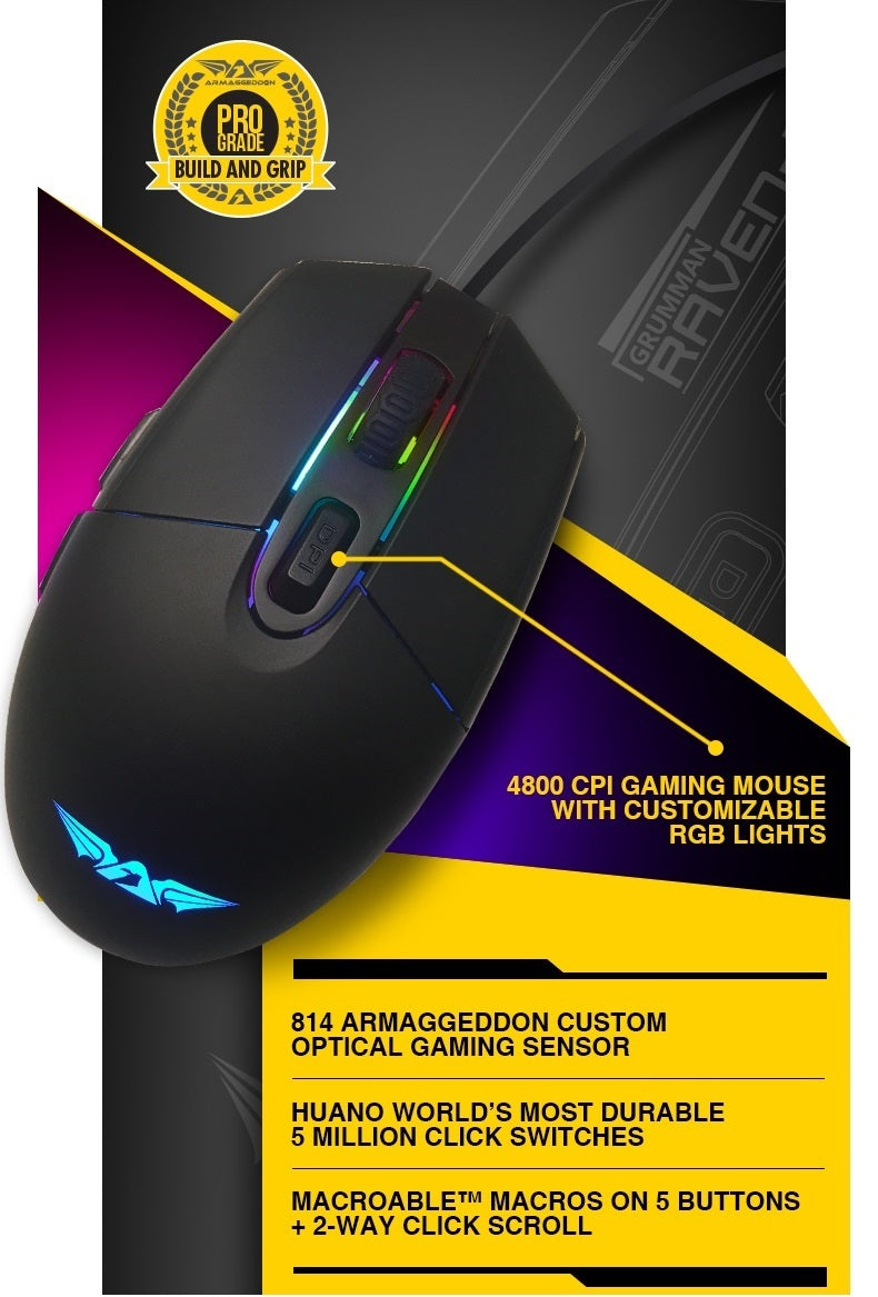 Armaggeddon Raven 3 Pro-Gaming Mouse