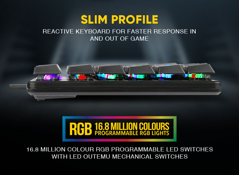 Armaggeddon SMK-9R RGB FALCONET Mechanical Keyboard