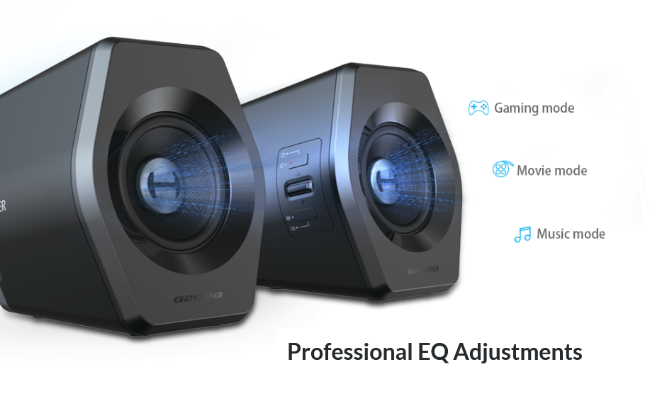 Edifier G2000 USB-Audio BT/RGB Gaming Speakers 32W