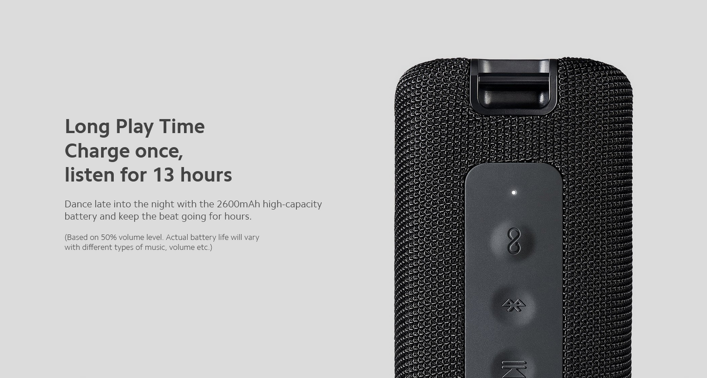 Xiaomi Mi Portable Outdoor Speaker IPX7 Black