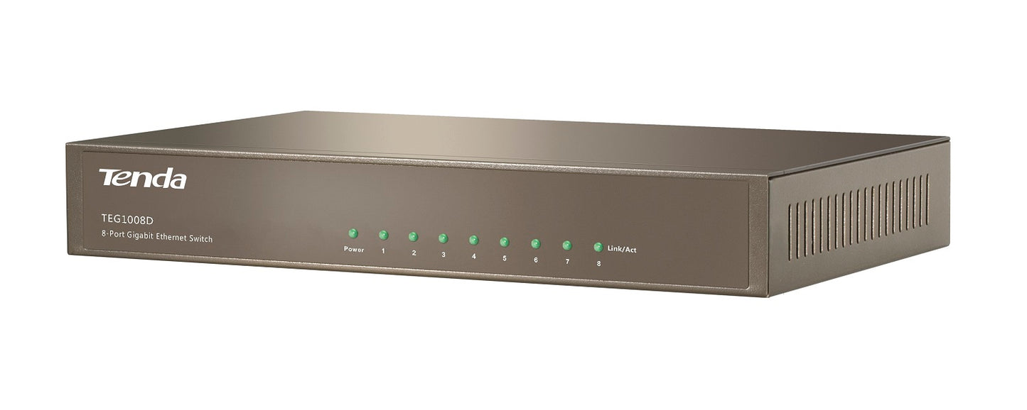 Tenda TEG1008D 8-Port Gigabit Switch Metal