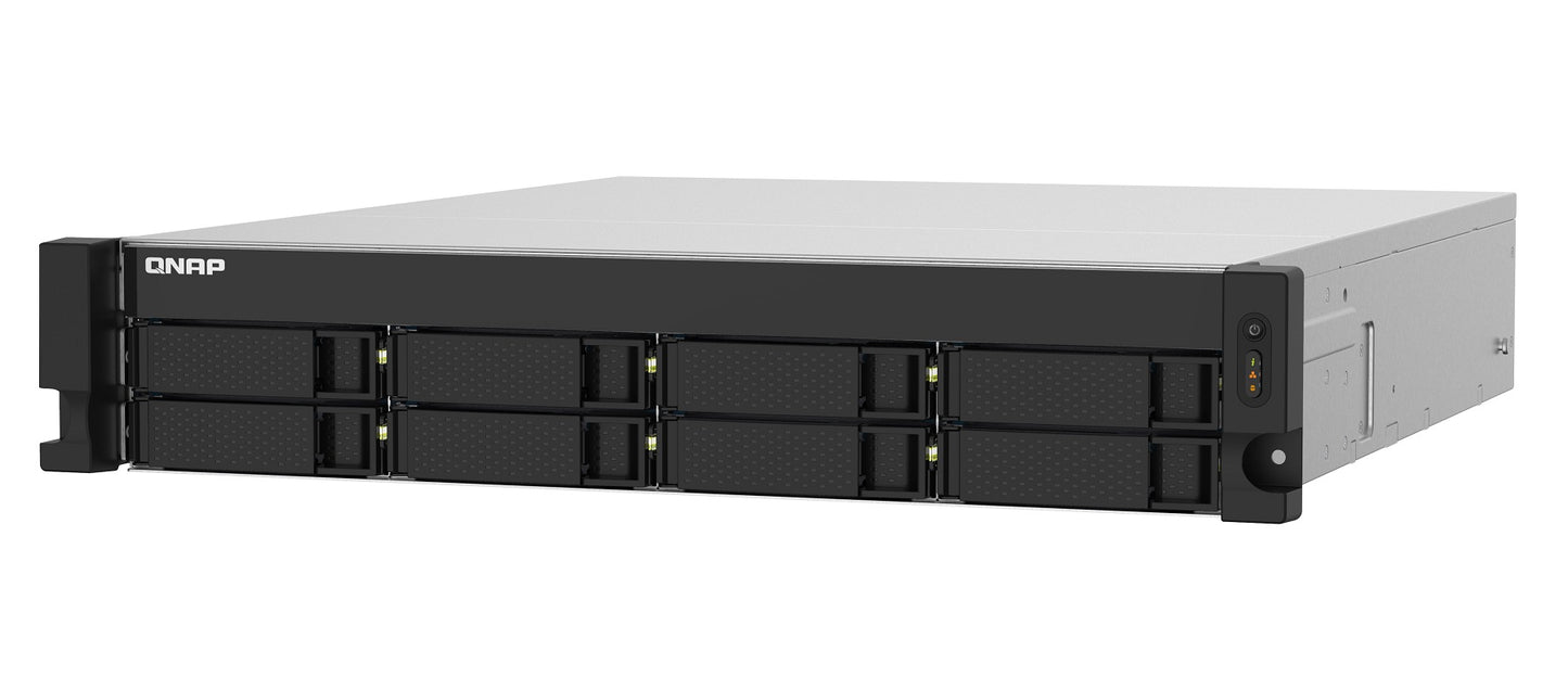 QNAP TS-832XU-RP 8Bay QuadCore 4GB PCIe Redudant PSU SFP+ R/m