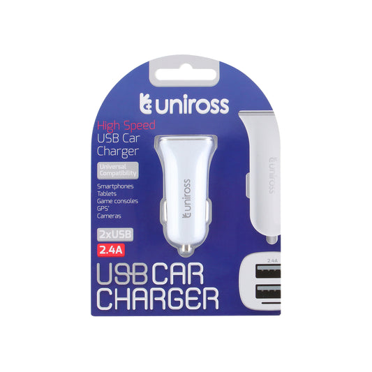 Uniross UUAB011 Car Charger 2xUSB 2.4A