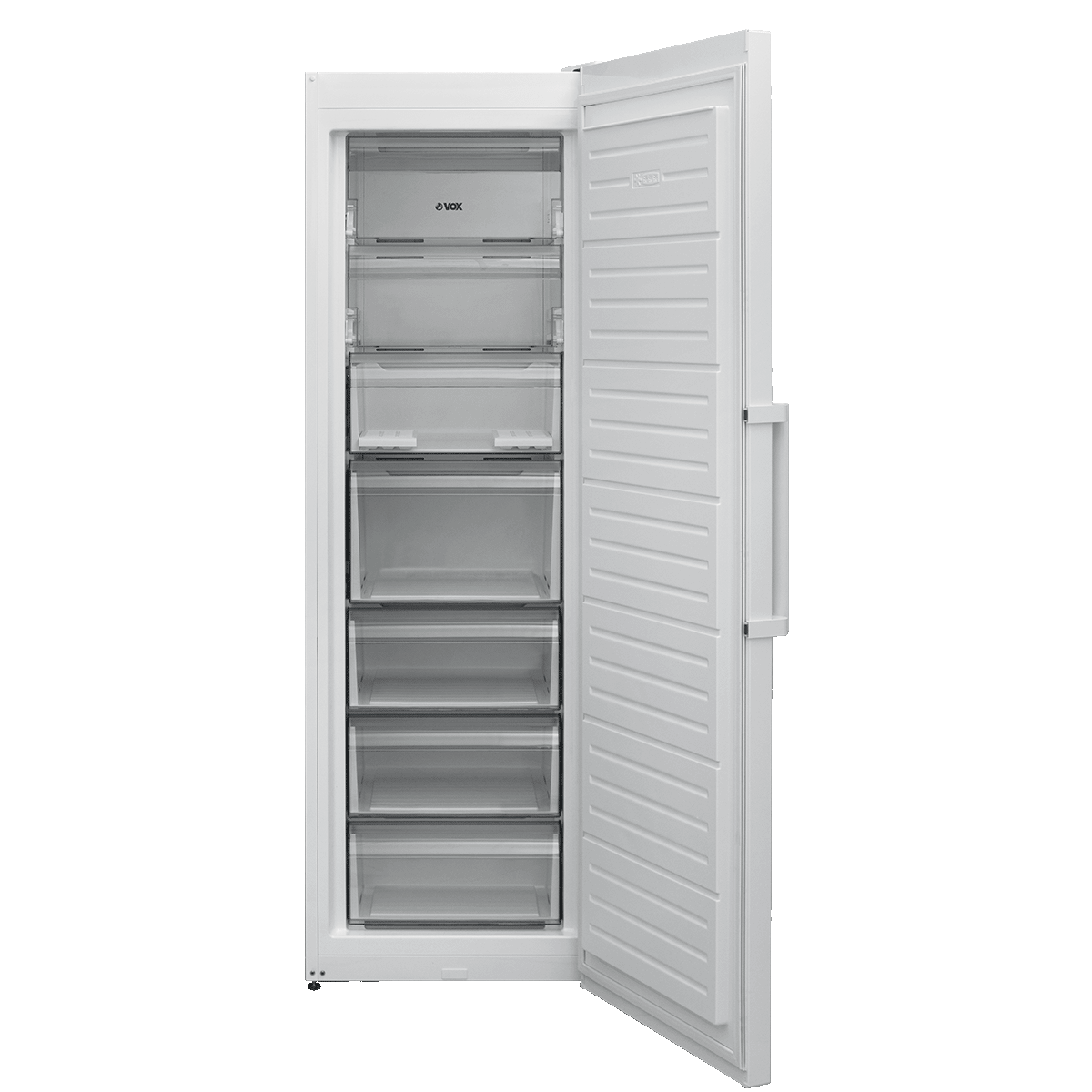 VOX FREEZER VF 3710F, VERTICAL, 1-DOOR, F, NO FROST, 280L, WHITE