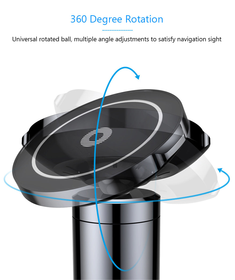 Baseus WXER-01 Big Ears Car Wireless Charger Black