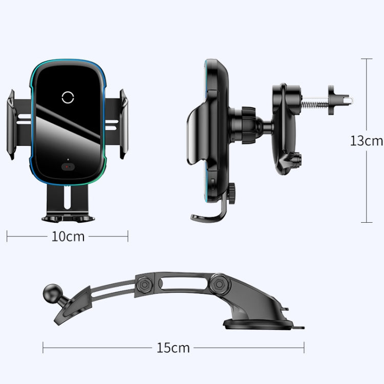 Baseus QI Wireless Car Charger/Mount 15W Black