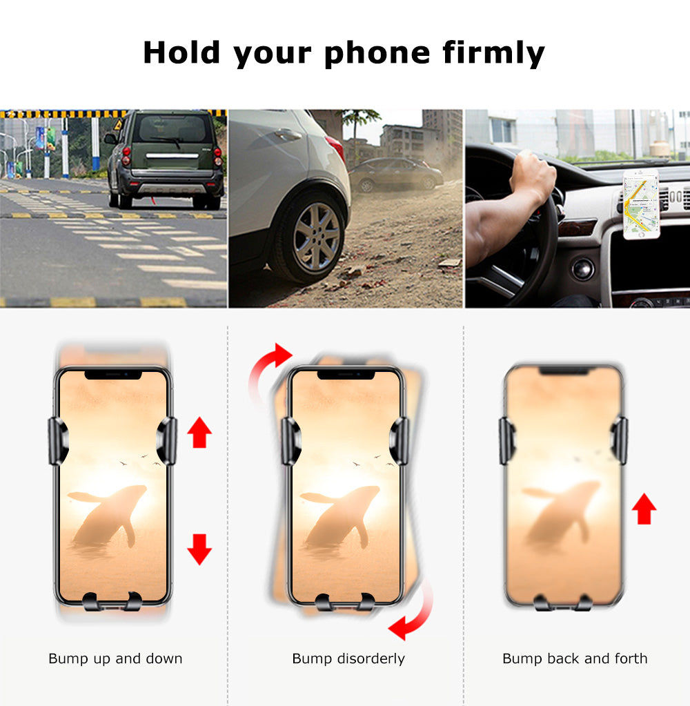 Baseus WXYL-A01 Osculum Suction Wireless Gravity Car Charger
