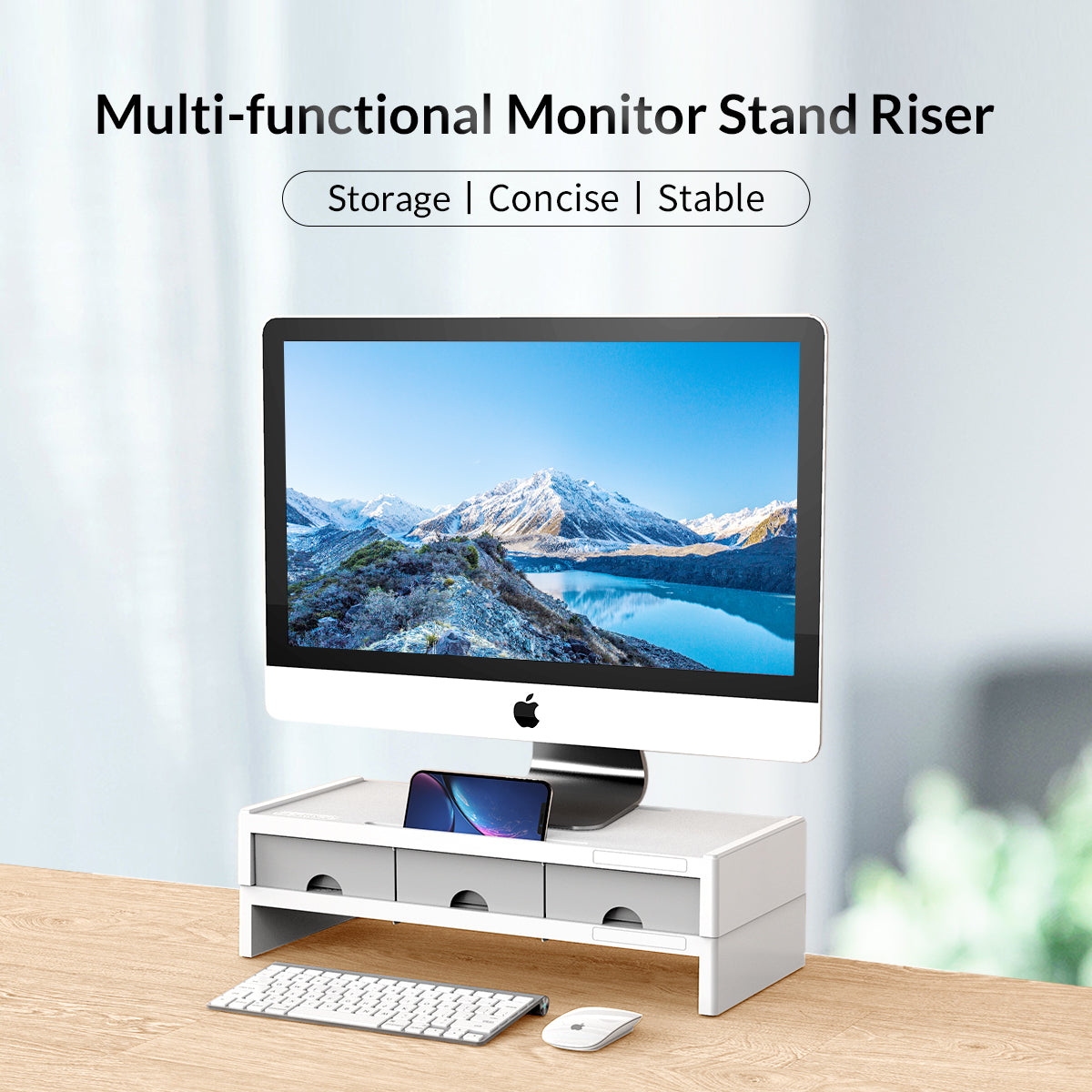 Orico Stand Monitor Double Deck with Drawers XT-02H