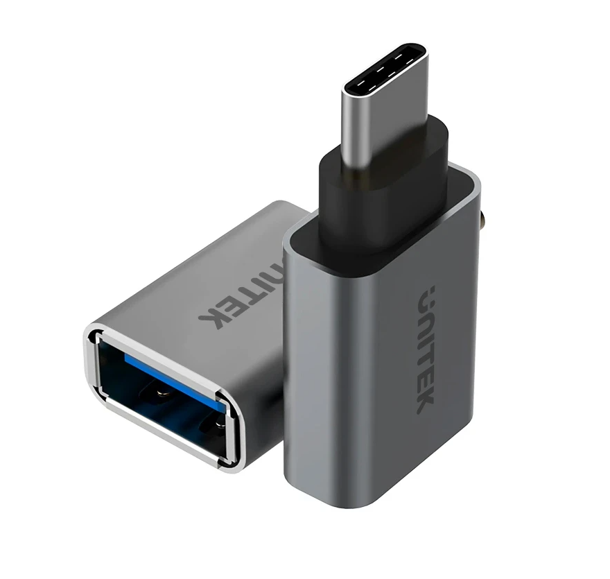 Unitek Y-A025CGY USB-A Female to Type C 3.1 Adaptor Grey
