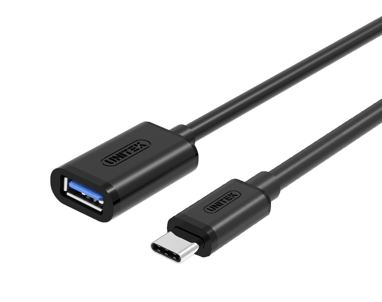 Unitek Y-C476BK USB3.1 USB-C Male to USB-A Female Extension Cable 20cm