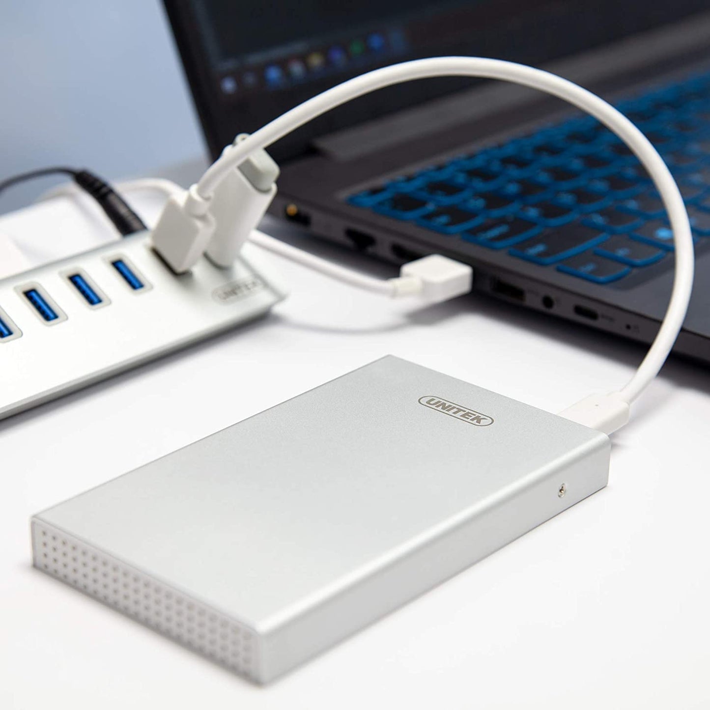 Unitek Y-3363 USB3.1 to SATA6G 2.5" Aluminium Hard Disk Enclosure