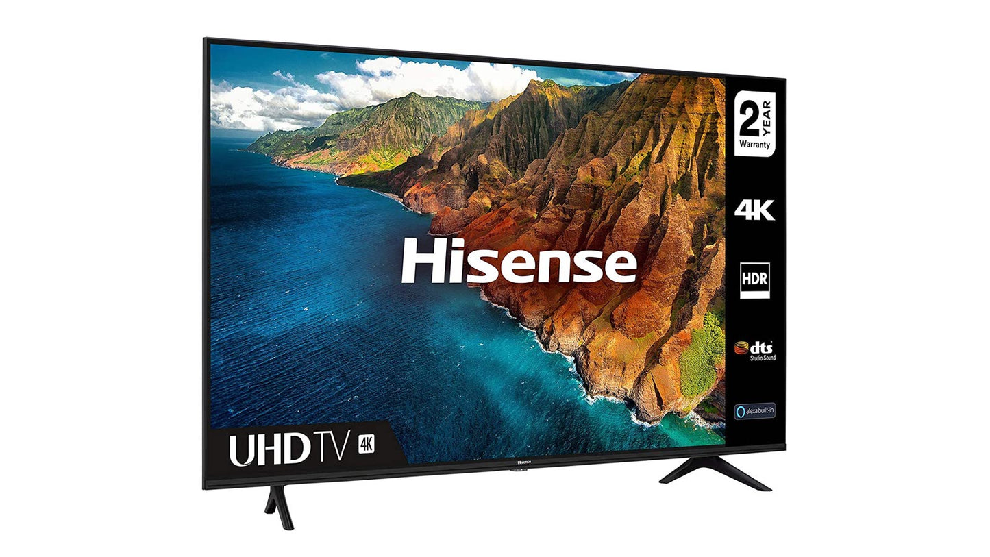 Hisense 58A7100F 58'' 4K Smart LED TV
