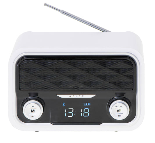 Adler AD1185 Bluetooth Radio with USB/AUX/SD/LCD Display