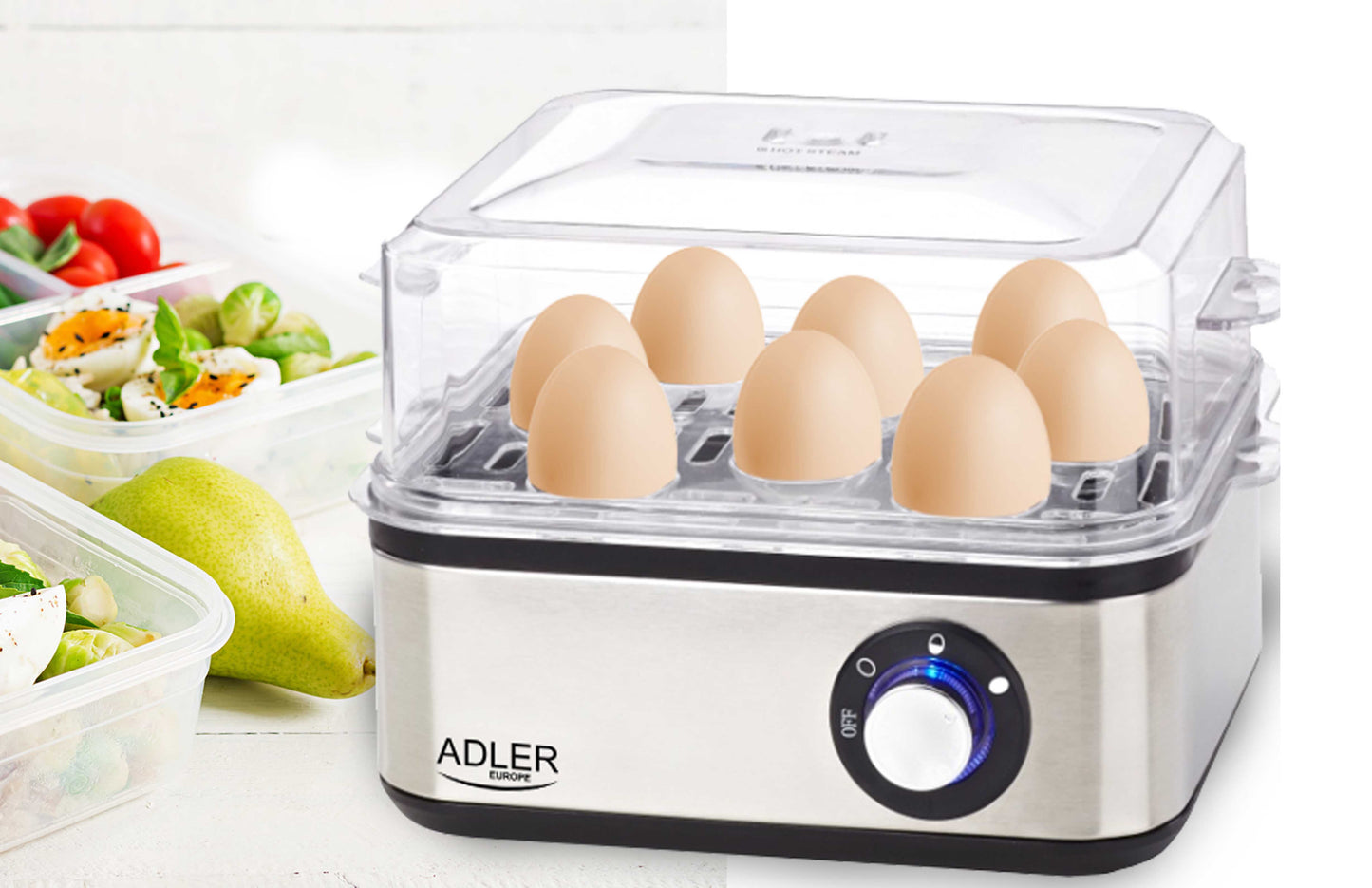 Adler AD4486 Egg Boiler for 8 Eggs