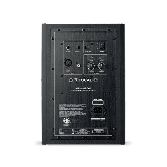 Focal Alpha 65 EVO Studio Monitor 6.5″16.5cm 2-Way 85W