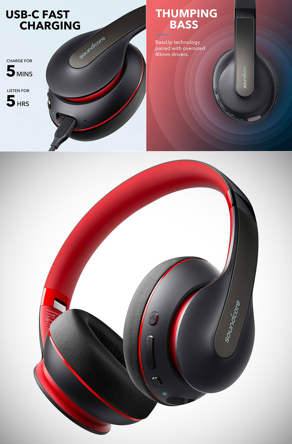 Anker Soundcore Life Q10 HiRes Audio Bluetooth Headphones