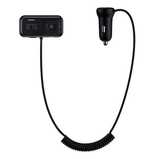 Baseus S-16 Car Charger with BT/USB/MP3/FM Transmitter Black