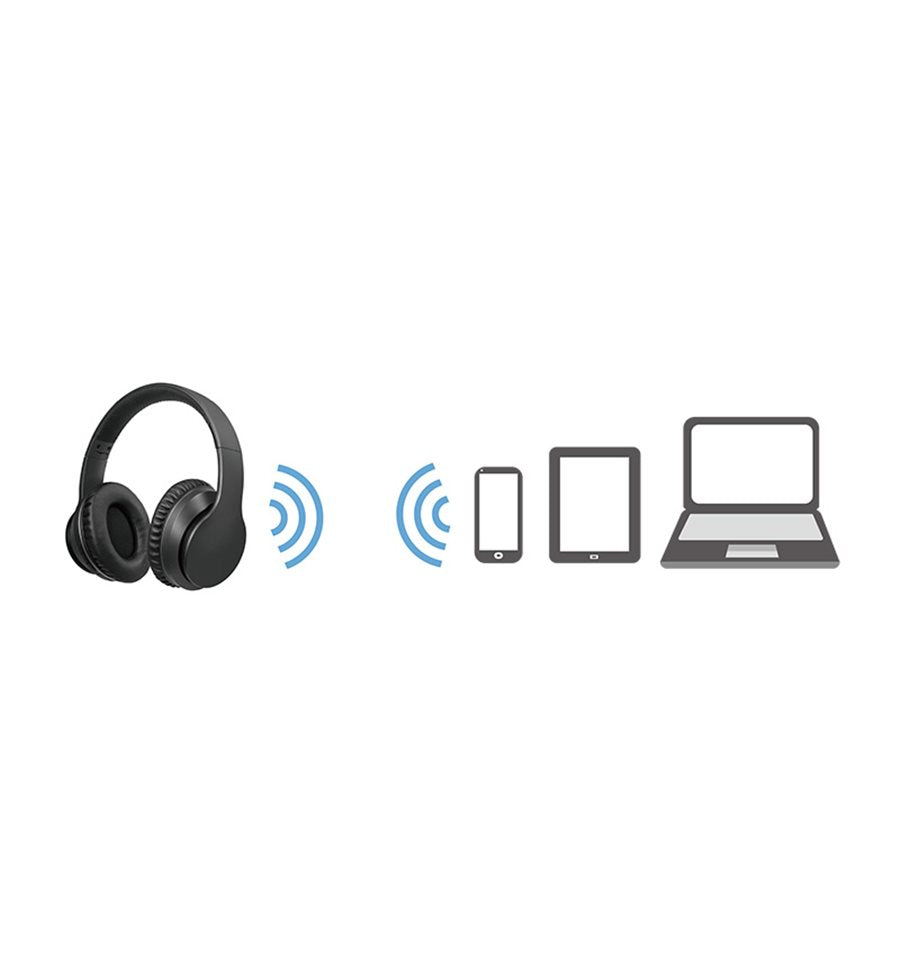 LOGILINK BT0053 BT HEADPHONE ACTIVE-NOISE CANCELLING BLACK