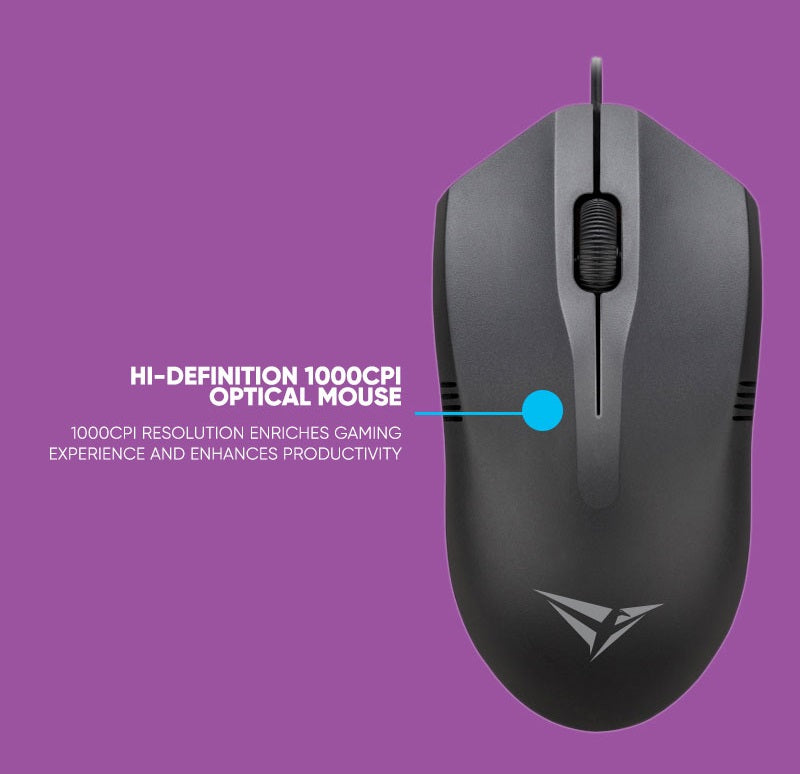 Alcatroz XPLORER C3300 Wired Keyboard & Mouse Black