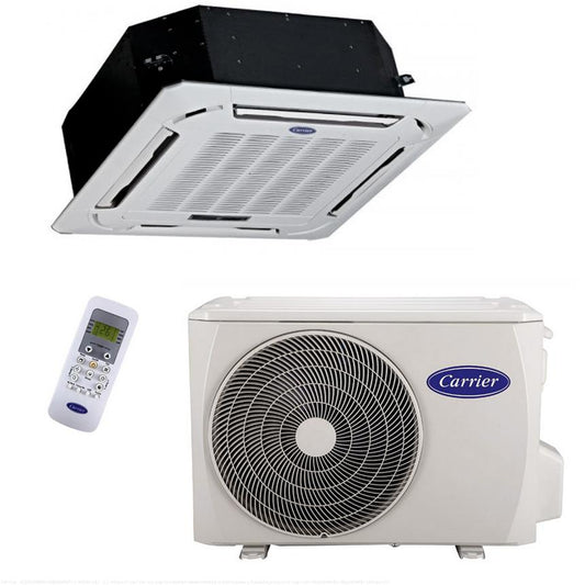 Carrier Cassette 42QTD024D8S+38QUS024D8S (1ph) Air Conditioner 24000 BTU R32 Inverter A++/A+++