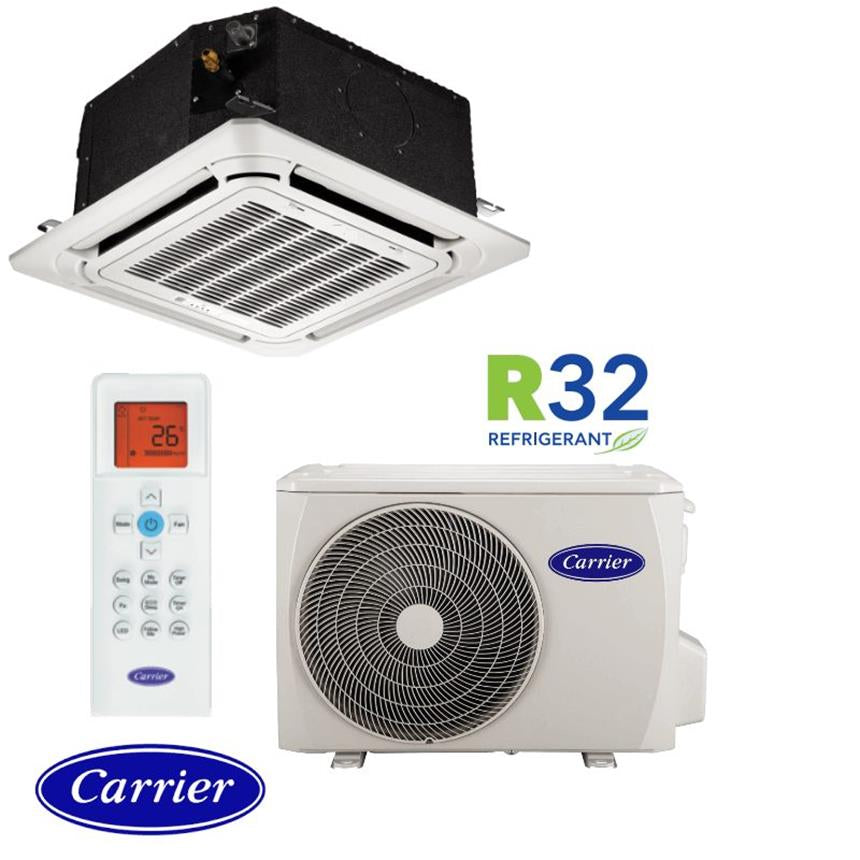 Carrier Cassette 42QTD018D8S-2+38QUS018D8S-1 Air Conditioner 18000 BTU R32 Inverter A++/A++