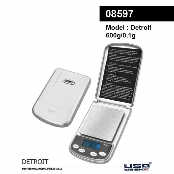 USA WEIGHT - DETROIT DIGITAL SCALE 600G X 0,1GR