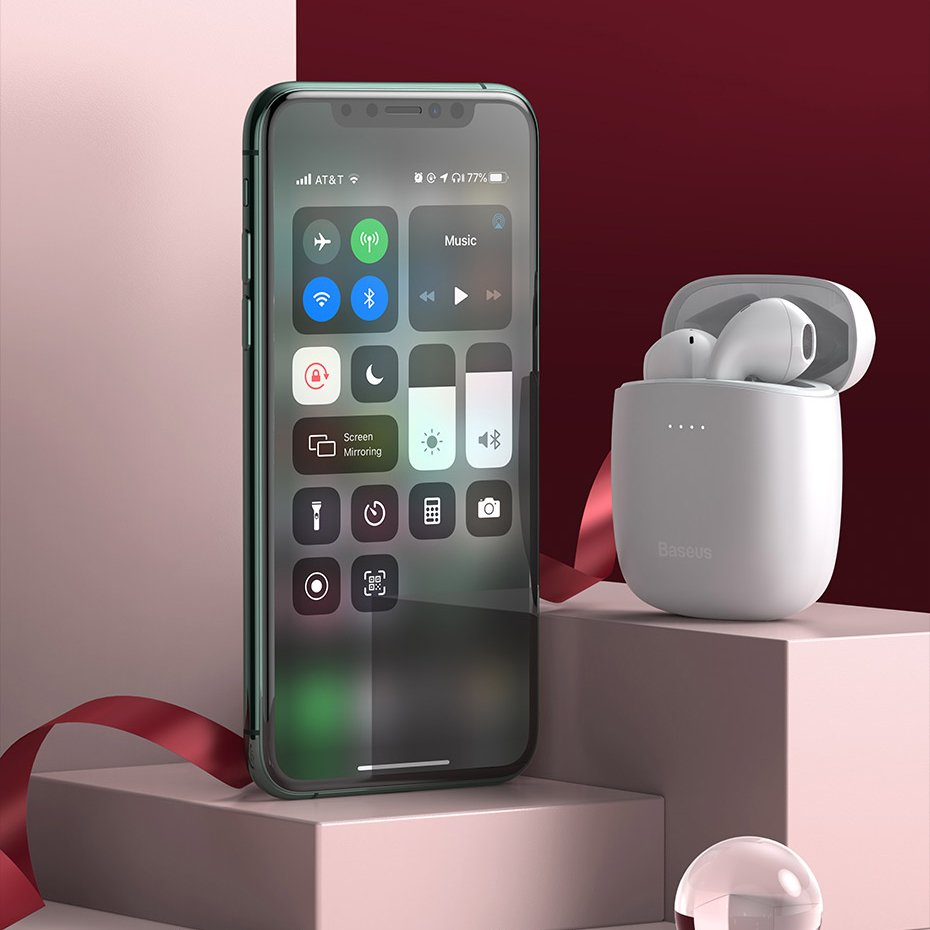 Baseus Encok W04 Pro True Wireless Earphones White