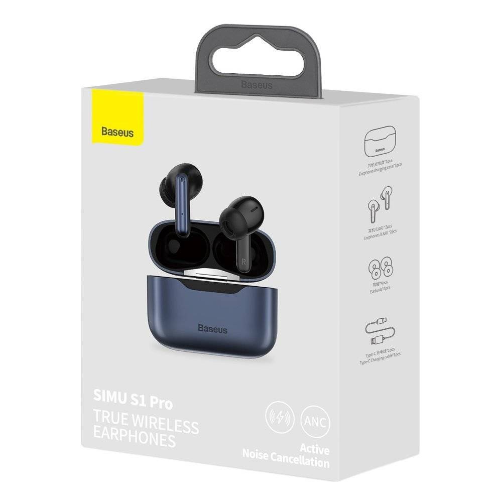 Baseus NGS1P-0A SIMU S1 Pro True Wireless Earphones Tarnish