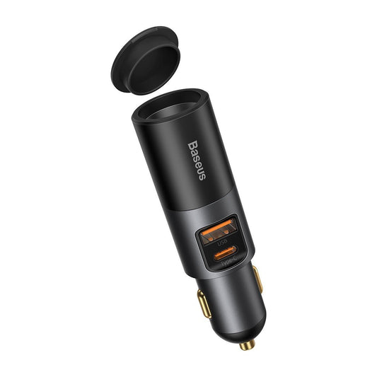 Baseus CCBT-C0G Car Charger USBA + USBC With Cigarette Lighter Expansion