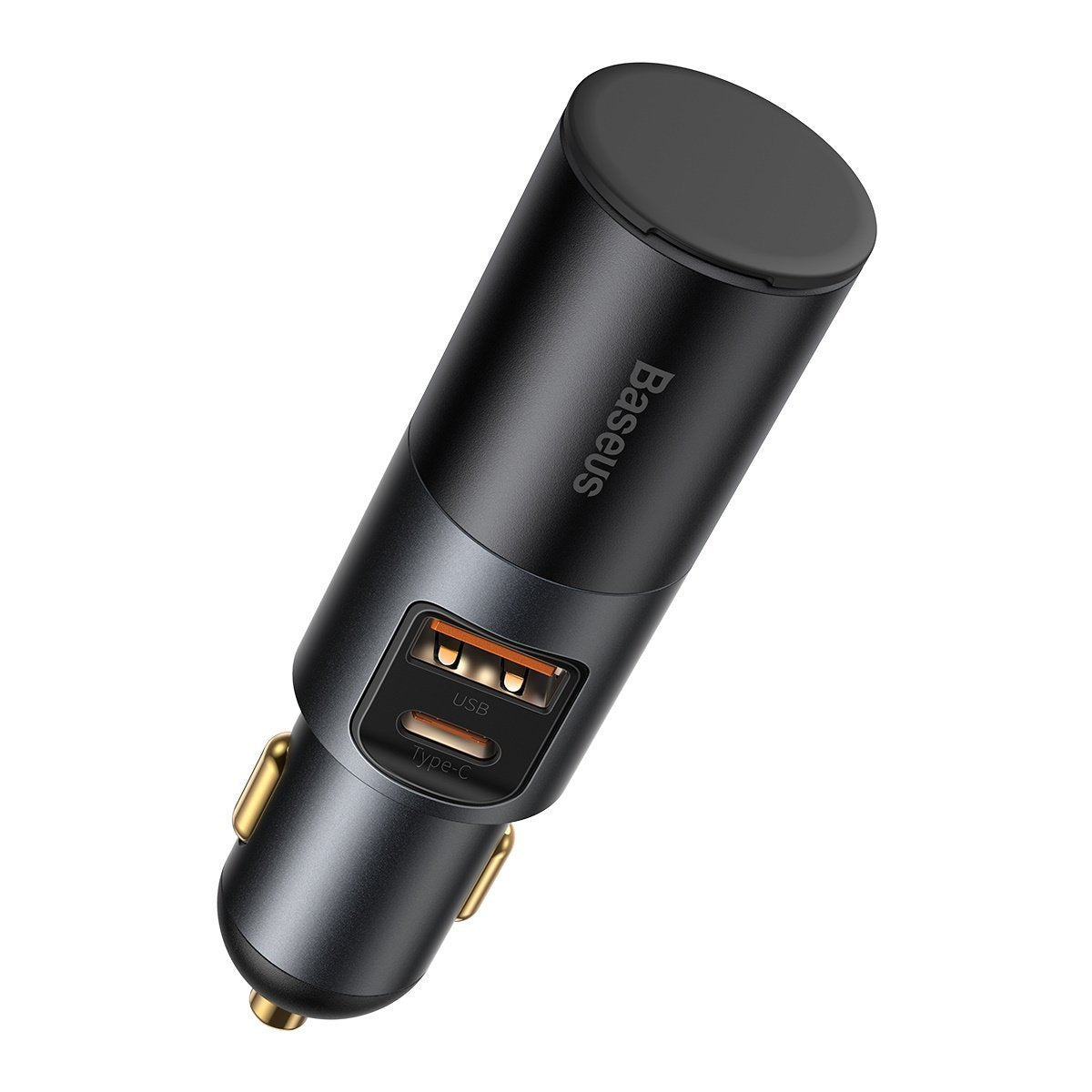 Baseus CCBT-C0G Car Charger USBA + USBC With Cigarette Lighter Expansion