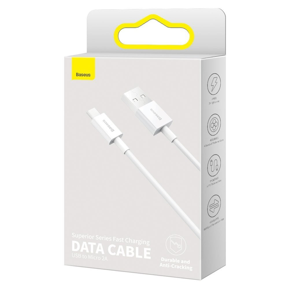 Baseus Superior Series USB to Micro 2A 2m White