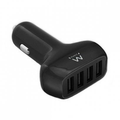 EWENT EW1354 CAR CHARGER USB 4-PORT 9.6A BLACK