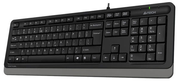 A4TECH FK10 RUSSIAN FSTYLER SLEEK MULTIMEDIA KEYBOARD USB BLACK