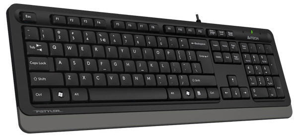 A4TECH FK10 RUSSIAN FSTYLER SLEEK MULTIMEDIA KEYBOARD USB BLACK