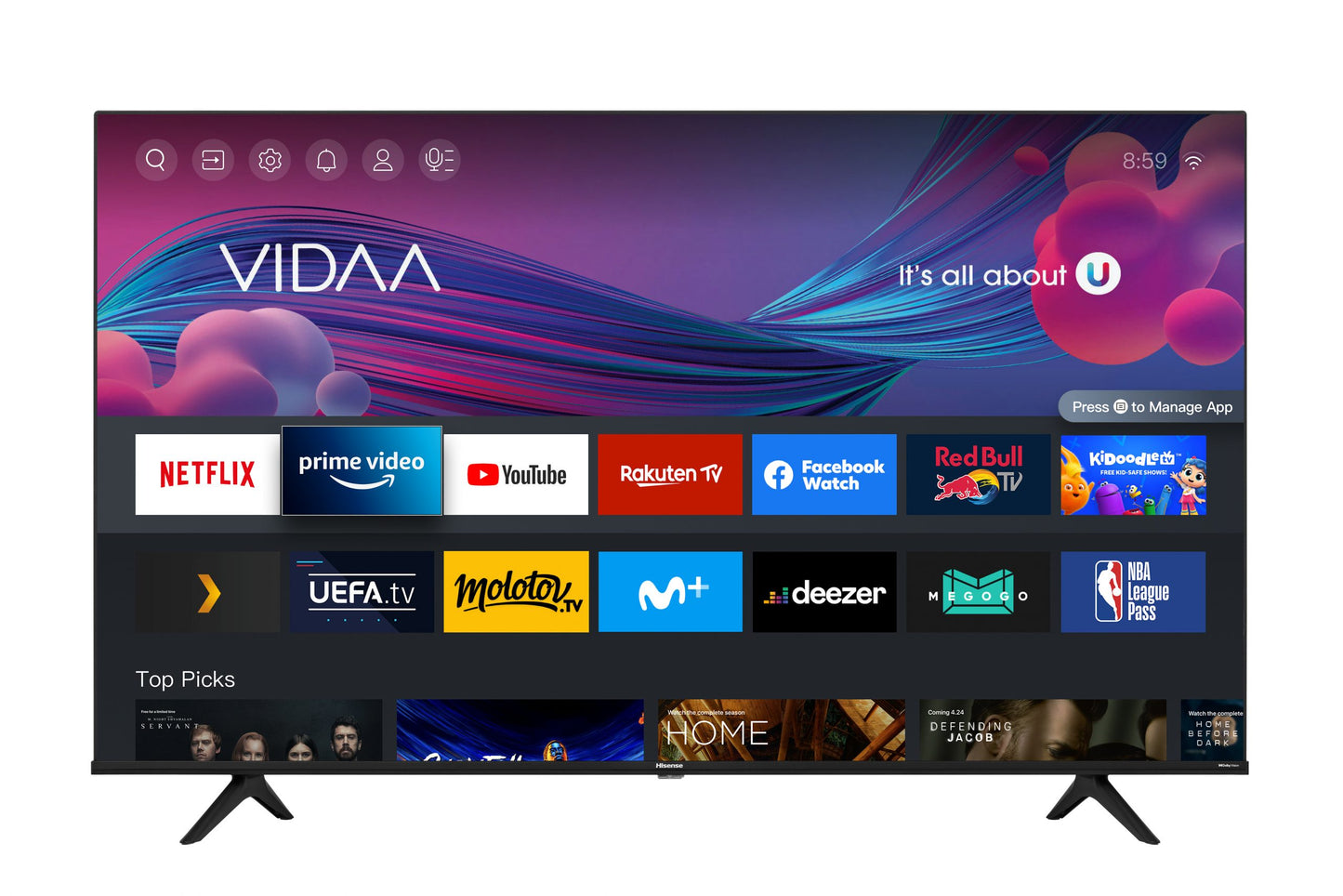 Hisense 58A6BG 58'' 4K Smart LED TV