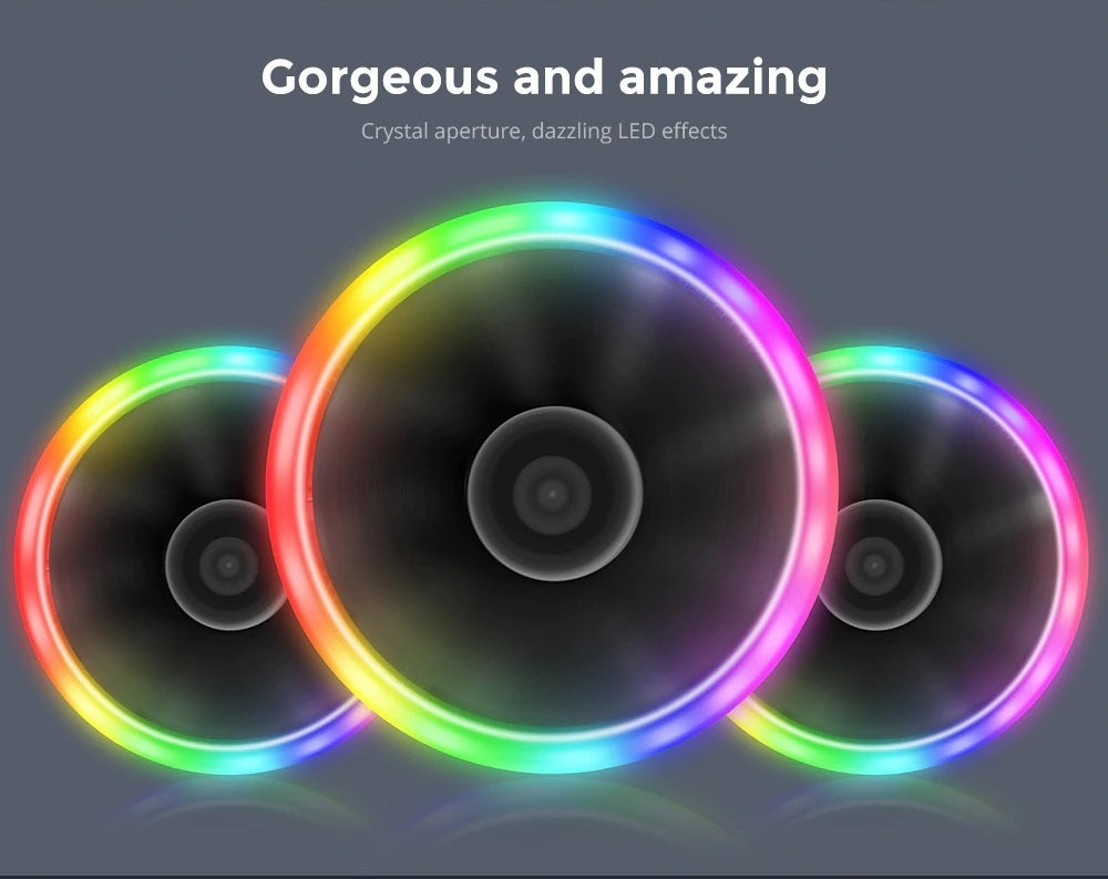 Alseye H120Z 4 PWM Pin CPU Cooler RGB Effect