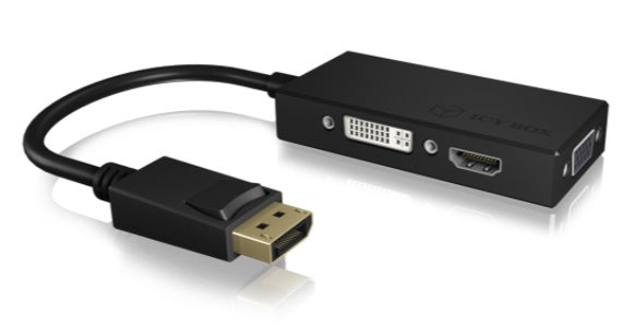 ICYBOX IB-AC1031 3-IN-1 DP TO HDMI/DVI-D/VGA GRAPHICS ADAPTER
