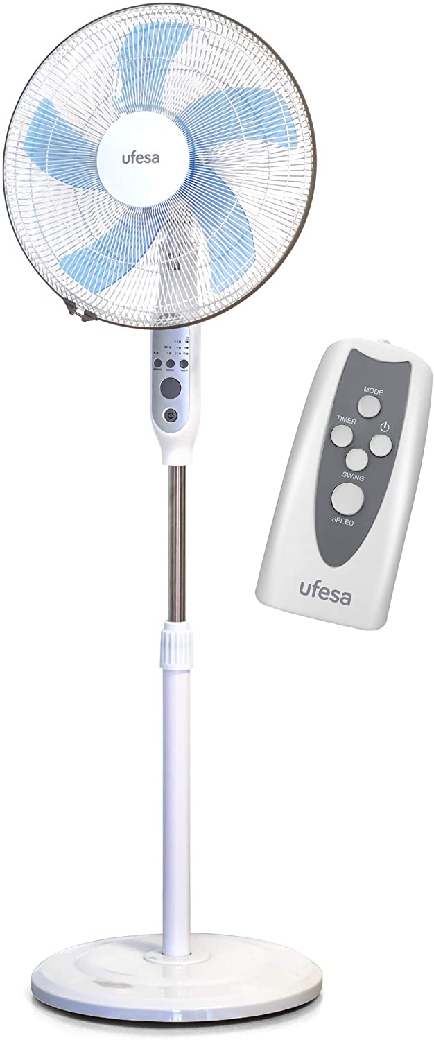 UFESA RF1450 Stand Fan with R/Control 40cm Diameter 50W