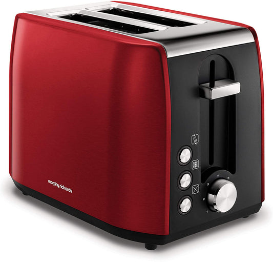 Morphy Richards 222060 Equip 2 Slice Toaster 850W Red