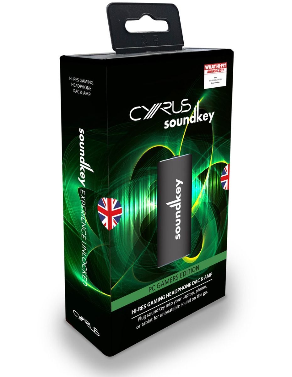 Cyrus SoundKey Portable Headphone Amplifier PC Gamer Edition Black