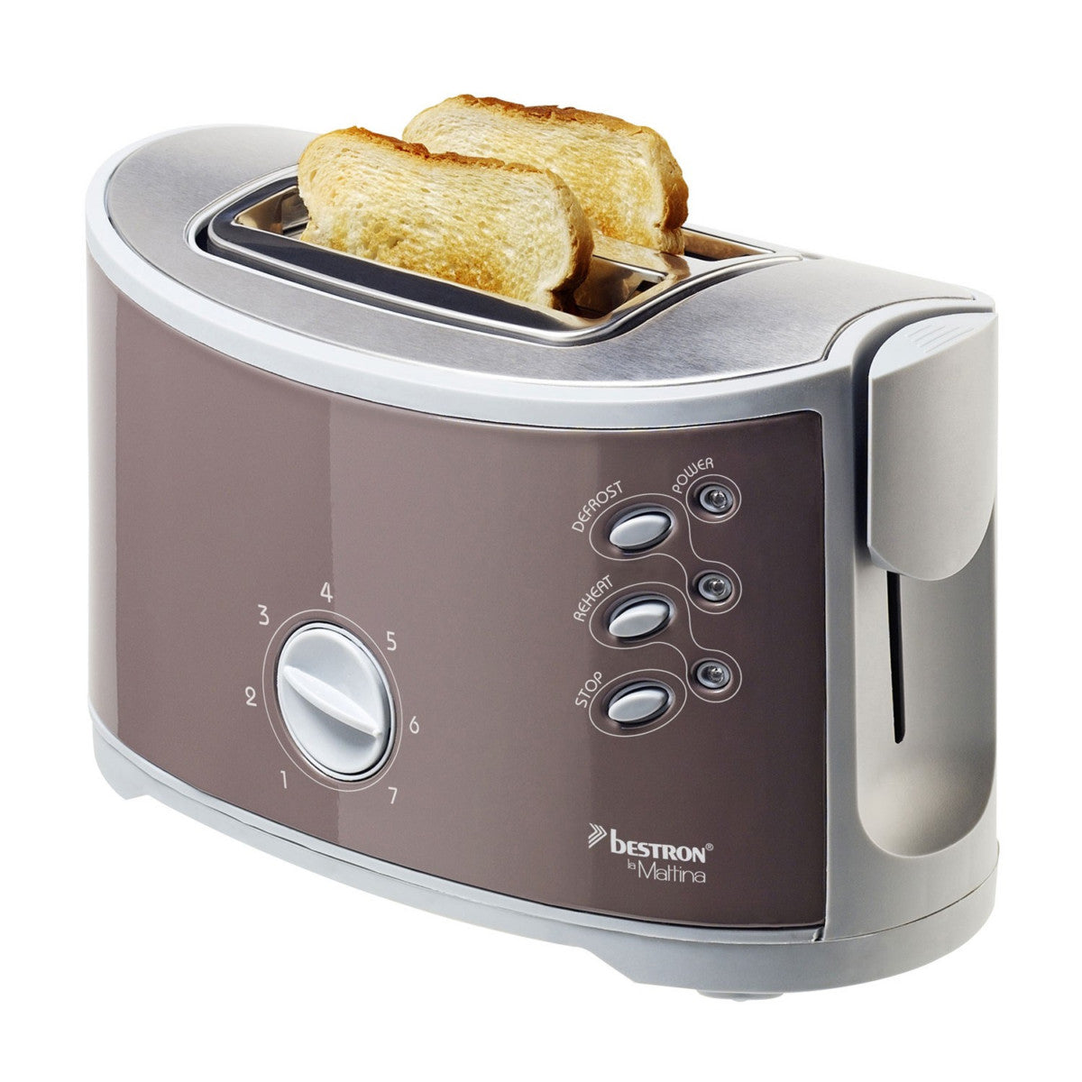 BESTRON Toaster La Mattina DTS1000LM Brown