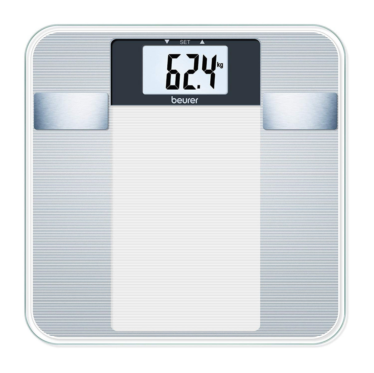 Beurer BG 13 Glass Electronic Diagnostic Bathroom Scale White