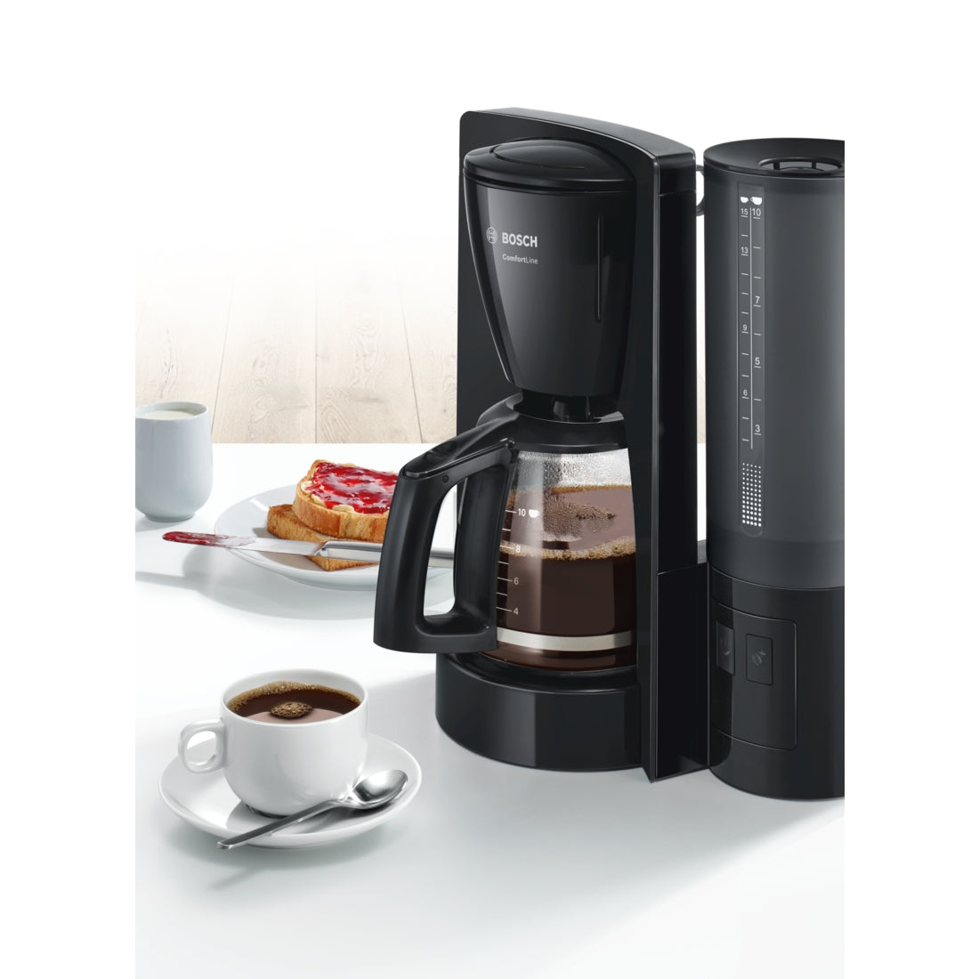 BOSCH Filter Coffee Machine ComfortLine TKA6A043 Black Rolls