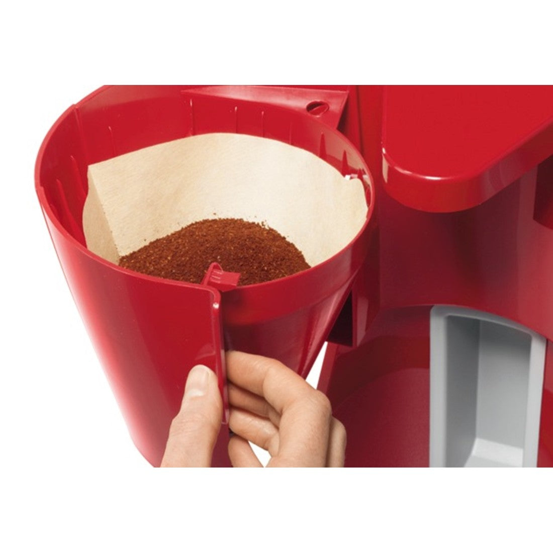 BOSCH Filter Coffee Machine CompactClass Extra TKA3A034 Red/Light gray