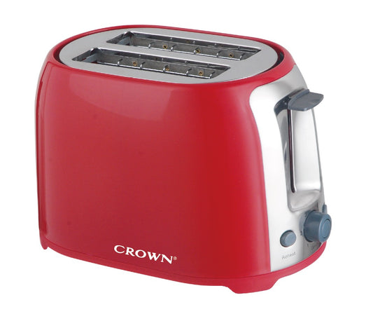 CROWN Toaster CT-725R Red