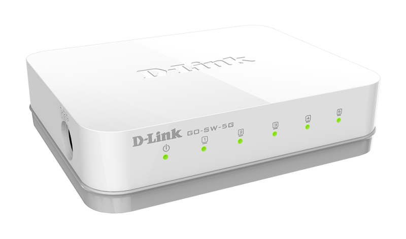 D-LINK GO-SW-5G Port Gigabit Ethernet Switch WHITE