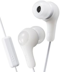 JVC Gumy Plus HA-FX7M-W-E Earphones with Microphone Coconut White