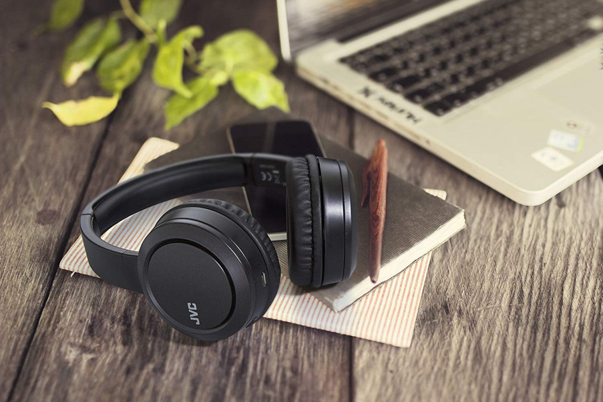 JVC Wireless Foldable On Ear Headphones Lightweight HA-S50BT-B-E Black
