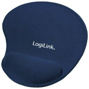 LOGILINK ID0027B LL MS/Pad w/Gel Wrist rest Blue