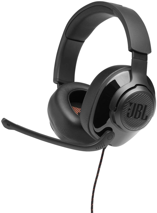 JBL Quantum 200 JBLQUANTUM200BLK Over-Ear Wired Gaming Headset Black